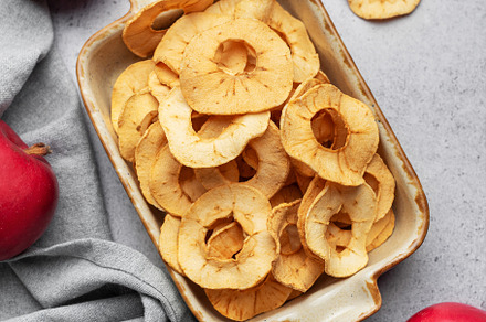 Dried apple chips, a Food & Drink Photo by Olena Rudo