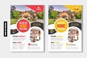 MODERN CLEAN REAL ESTATE FLYER, a Flyer Template by SouravDesign (Thumbnail 2 of 2)