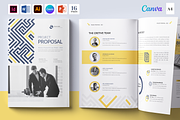 Project Proposal Canva | Docx | Ai, a Brochure Template by Template Zone (Thumbnail 1 of 11)