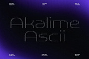 Akalime Ascii, a Sans Serif Font by Craft Supply Co. (Thumbnail 1 of 8)