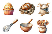 Neutral Baking Clipart, an Illustration by CreationArt (Thumbnail 5 of 5)