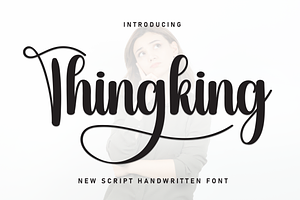 Thingking Script Font