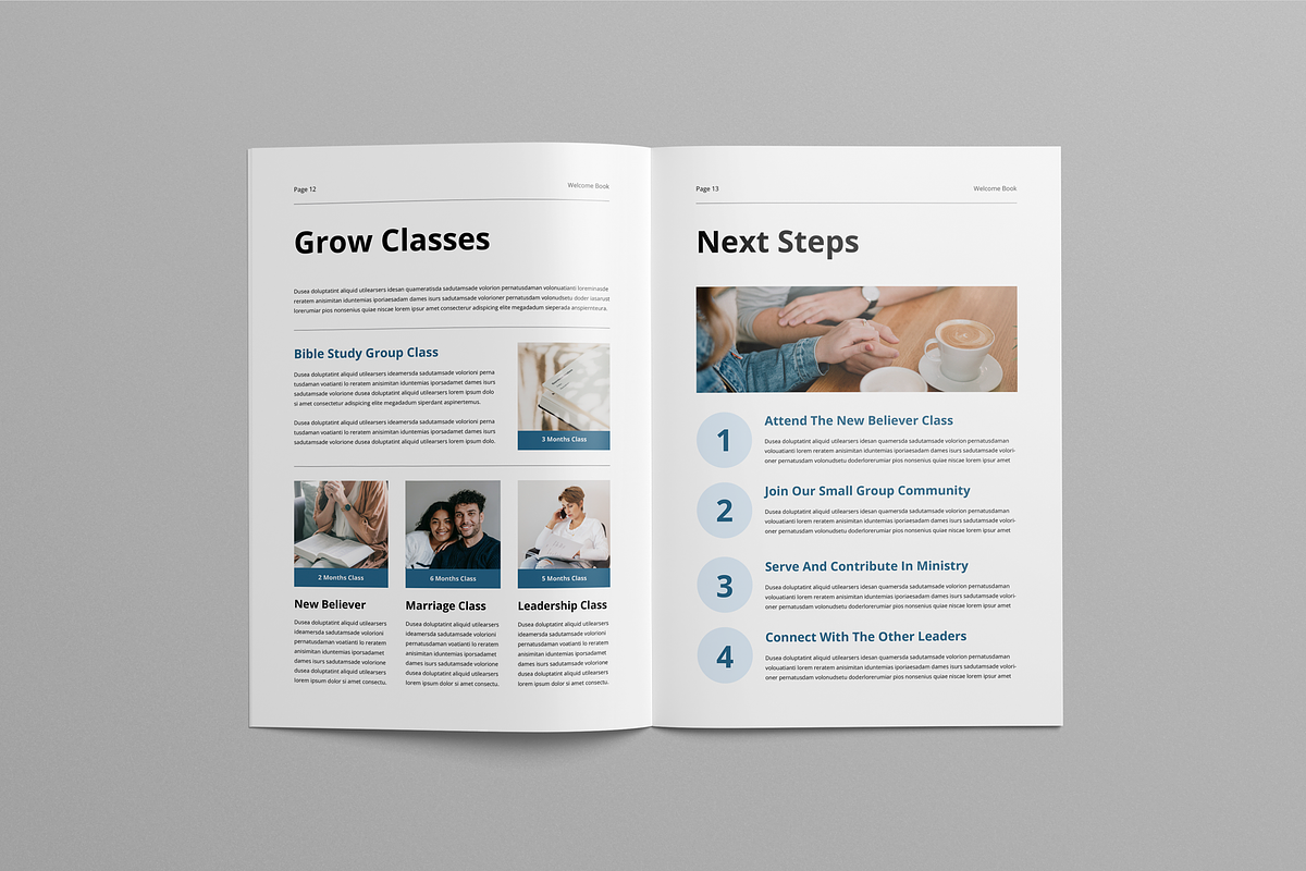 Church Welcome Booklet, a Brochure Template by Leaflove (Photo 7 of 10)