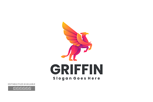 Griffin Gradient Colorful Logo, a Branding & Logo Template by ivan_artnivora
