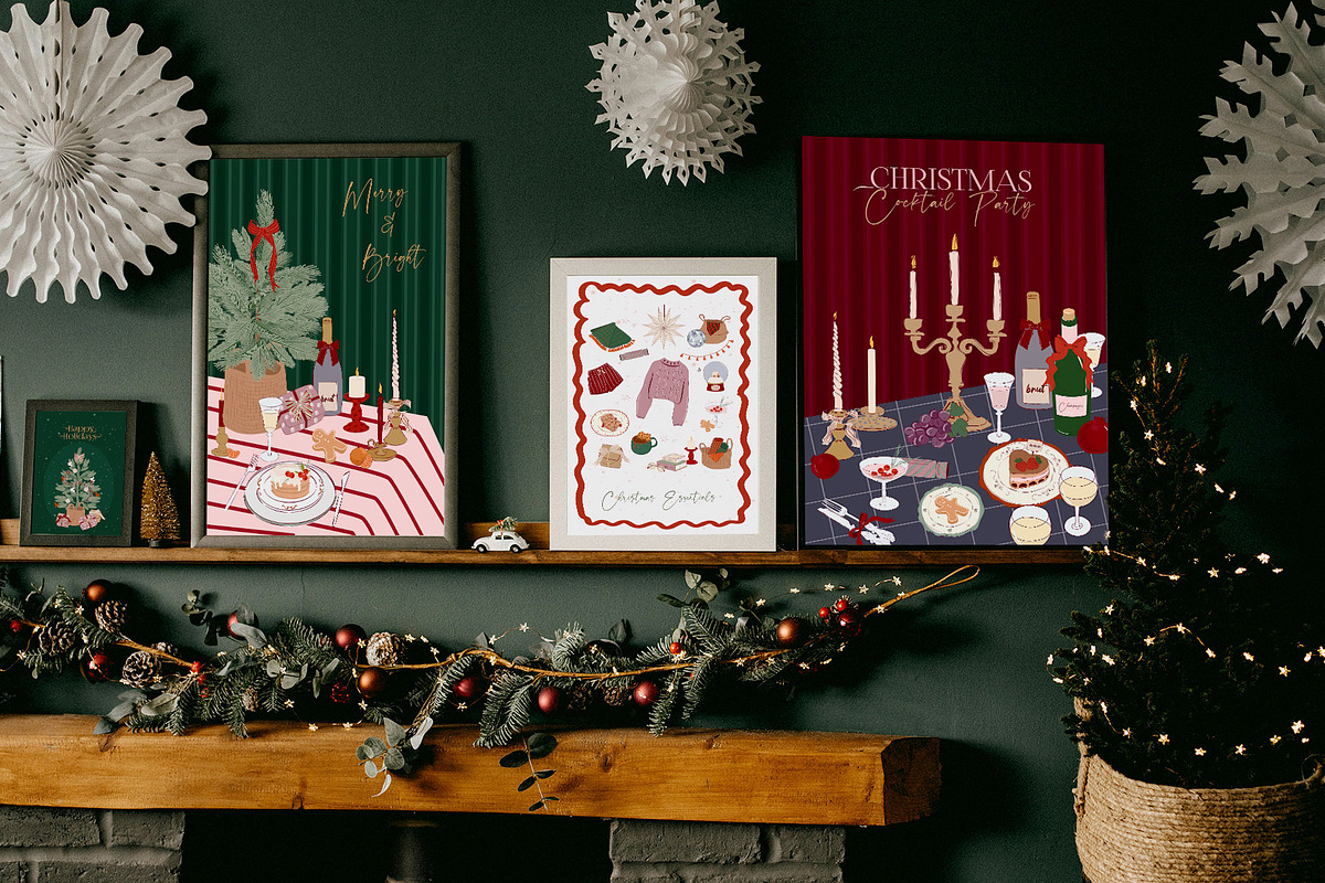 Christmas Carol Vintage Holiday Pack, an Object Graphic by Mio Buono (Photo 11 of 14)