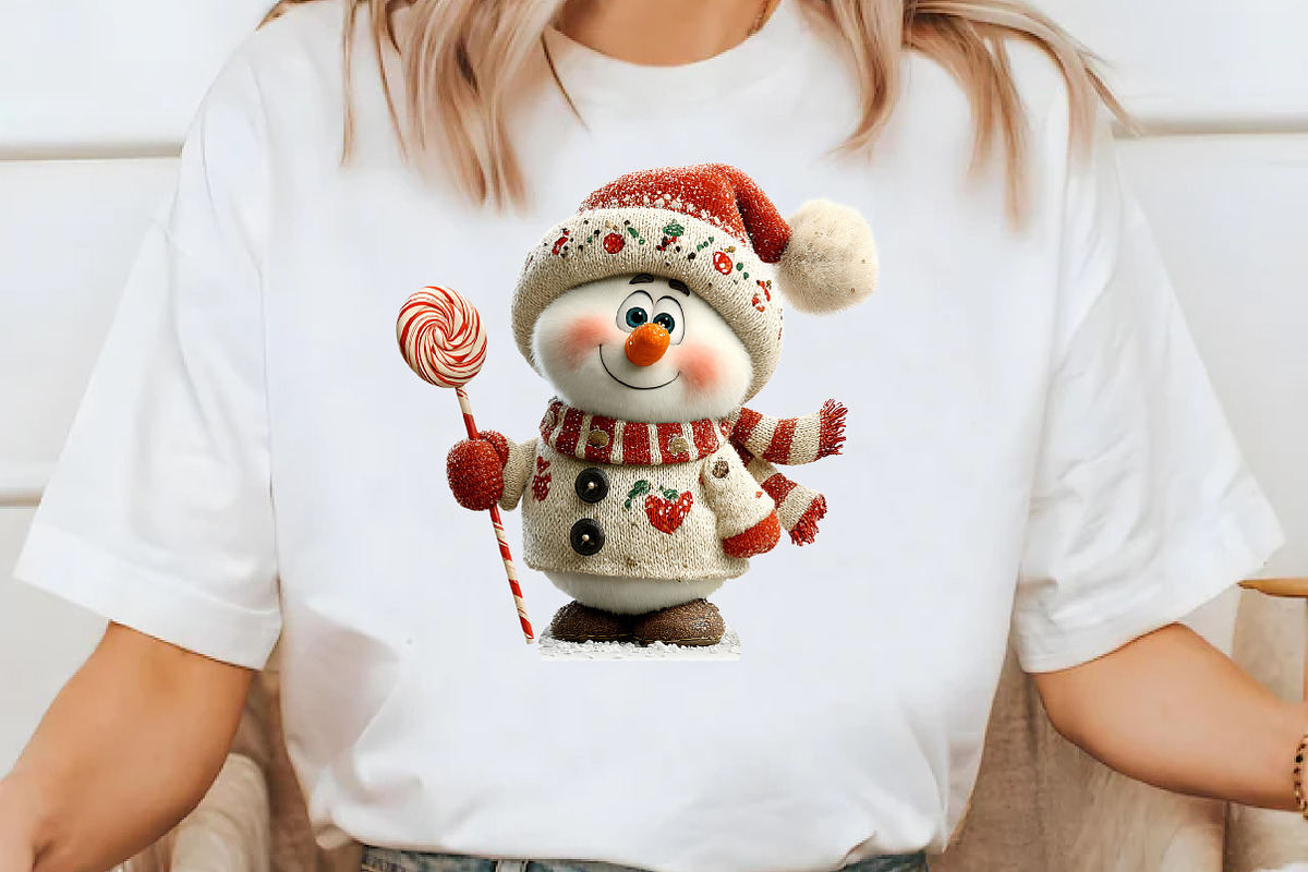 Whimsical Christmas Snowman Clipart, a Seasonal Illustration by Designworld (Photo 7 of 9)