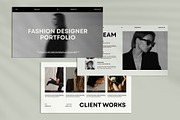 Fashion Designer Portfolio Template, a Presentation Template by Amaré Creative (Thumbnail 4 of 6)