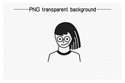 Human Face Avatars Illustration Set, a Person Illustration by Designfour (Thumbnail 4 of 8)