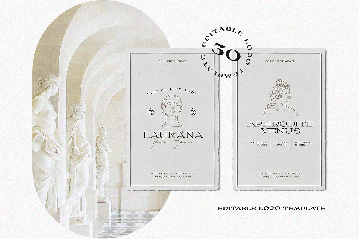 Antique Logo Kit, a Branding & Logo Template by KetteCreate (Photo 4 of 15)