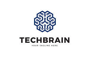 Tech Brain Logo