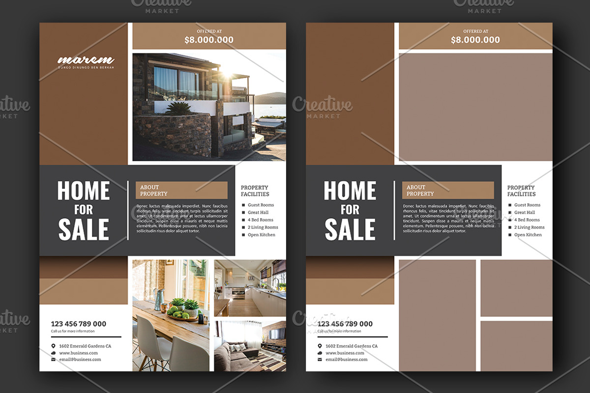 Real Estate Flyer, a Flyer Template by Saphari (Photo 4 of 4)