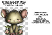 Whimsical Halloween Clipart Bundle, an Illustration by Craft Nest (Thumbnail 2 of 6)
