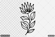 Floral Design SVG PNG Bundle, an Illustration by Actual Pixel (Thumbnail 4 of 22)