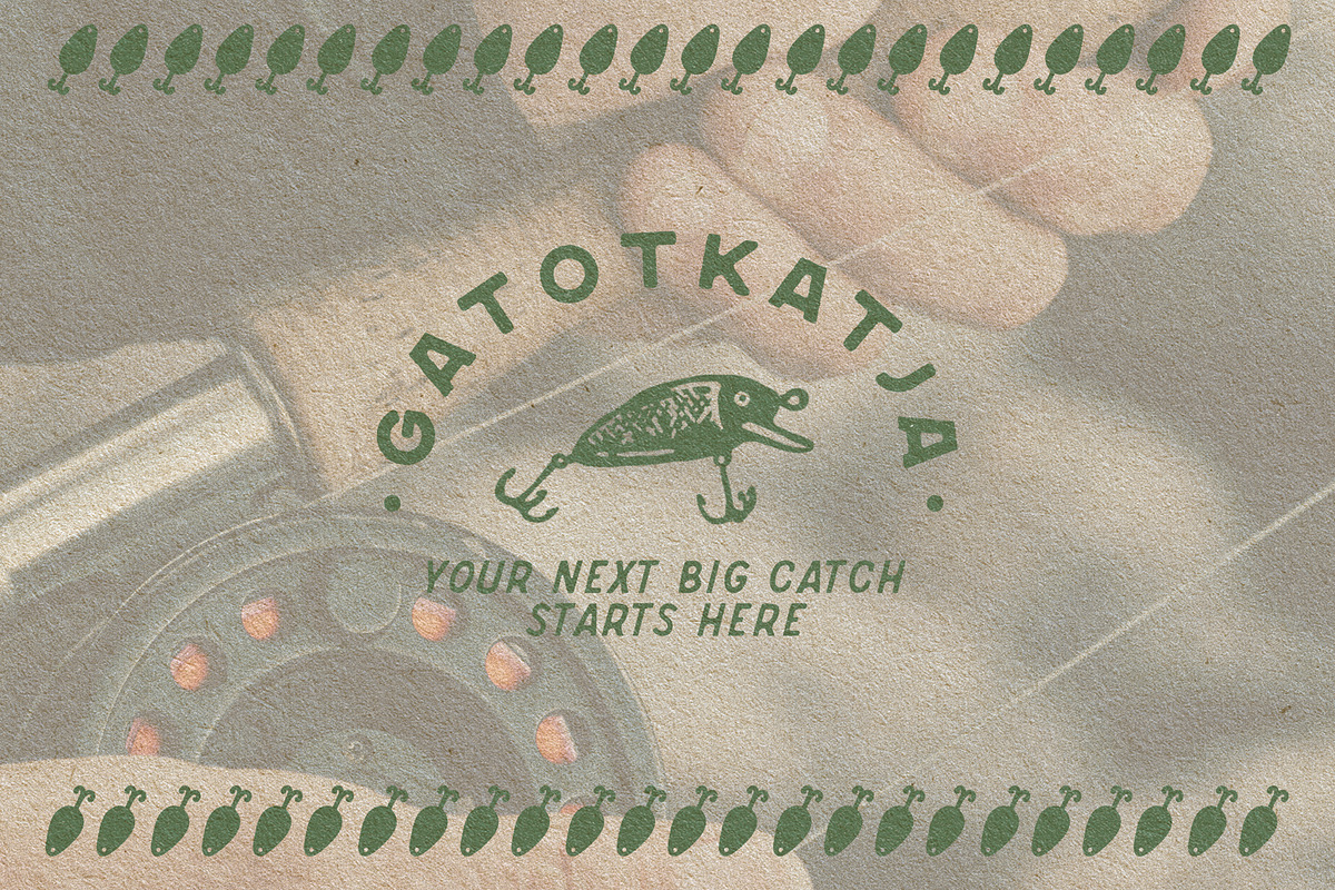 Vintage Fishing Illustration Bundle, a Sport Illustration by Southerntown (Photo 10 of 13)