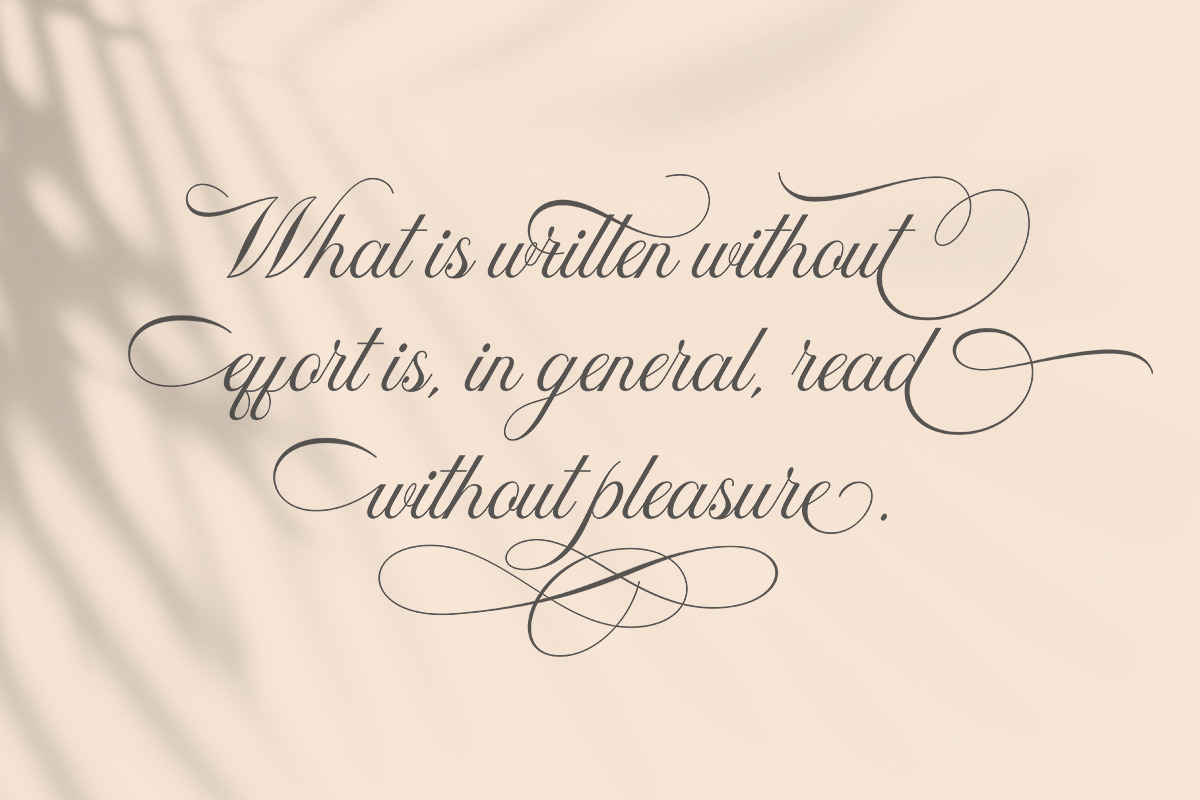 Donaparte, a Script Font by Slex Studio (Photo 6 of 10)