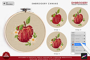 Embroidery Toolkit Procreate Brushes, a Brush Add-On by Julia Dreams (Thumbnail 7 of 9)