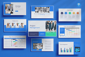 Project Management Keynote, a Presentation Template by Pixslides