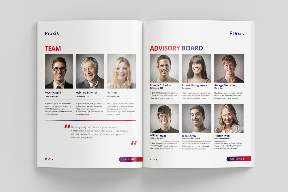 White Paper Template, a Brochure Template by azadcsstune (Photo 7 of 12)