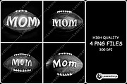 American Football Mom Text Game Day, a Background Graphic by LaseredNinja (Thumbnail 1 of 7)