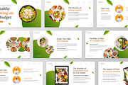 Healthy Food PowerPoint Template, a Presentation Template by GraphauseProject (Thumbnail 2 of 6)