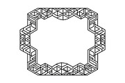 Polygon Frame & Label Bundle, an Illustration by Creativeshirt (Thumbnail 21 of 51)