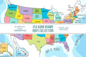 US maps collection