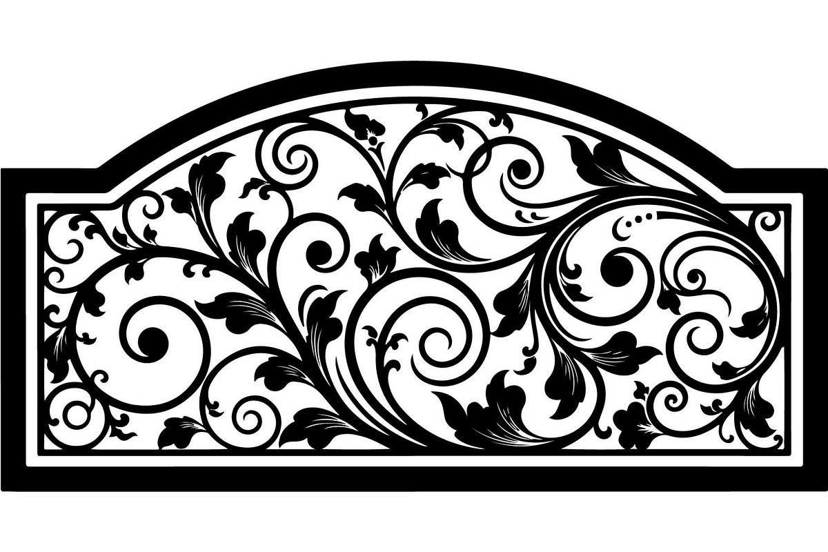 Vintage Ornamental Arch Frame Vector, a Decorative Illustration by Designer_Momina (Photo 20 of 21)