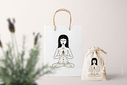 Celestial Woman Collection EPS JPG, an Illustration by Pixejoo (Thumbnail 3 of 13)