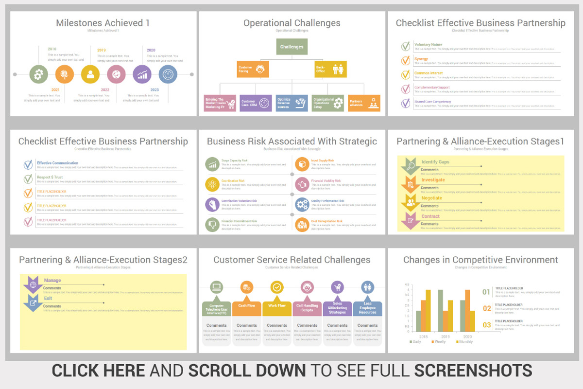 Multi Business PowerPoint Template, a Presentation Template by OceanArt (Photo 23 of 46)