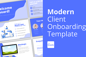 Fun Modern Client Onboarding Deck