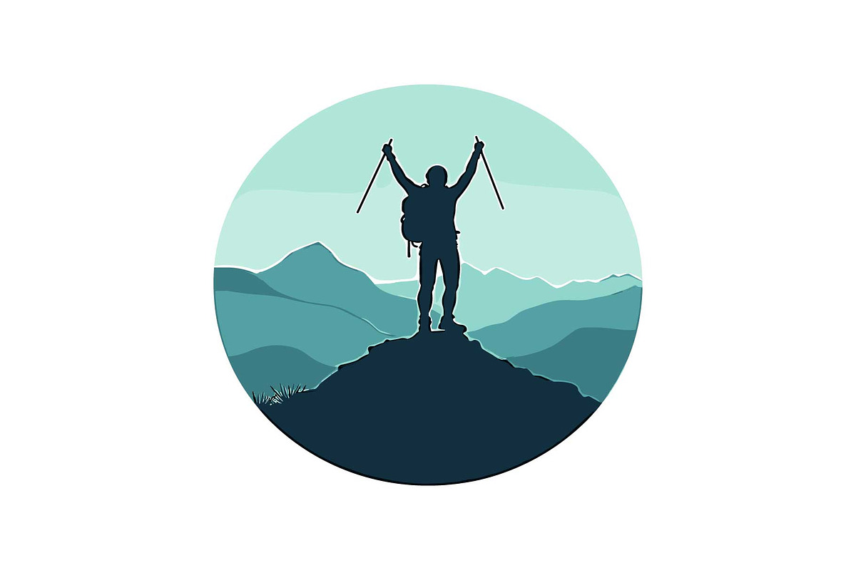 Mountain Explorer 12 Silhouette Set, an Object Graphic by yasushie (Photo 12 of 13)