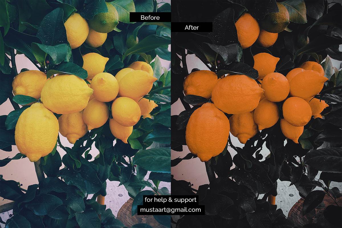 Black x Orange - Urban CR Filter, an Action Add-On by MustaART (Photo 6 of 15)