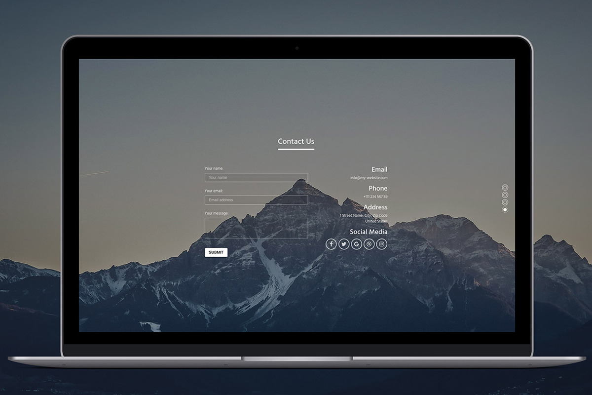 Bootstrap 4 Coming Soon Template, a Landing Page Template by Medialoot (Photo 4 of 4)
