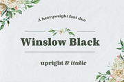 Winslow Book Black, a Serif Font by Kimmy Design (Thumbnail 1 of 5)