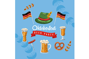 oktober fest celebration card, an Illustration by studiogstock