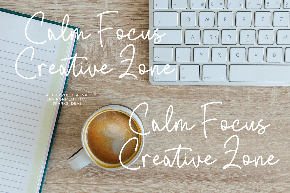 Fluffy Bloom Charming Monoline Han, a Script Font by Integritype Studio (Photo 2 of 15)