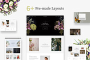 Florist WordPress Theme, a WordPress Template by TonyTemplates (Thumbnail 2 of 9)