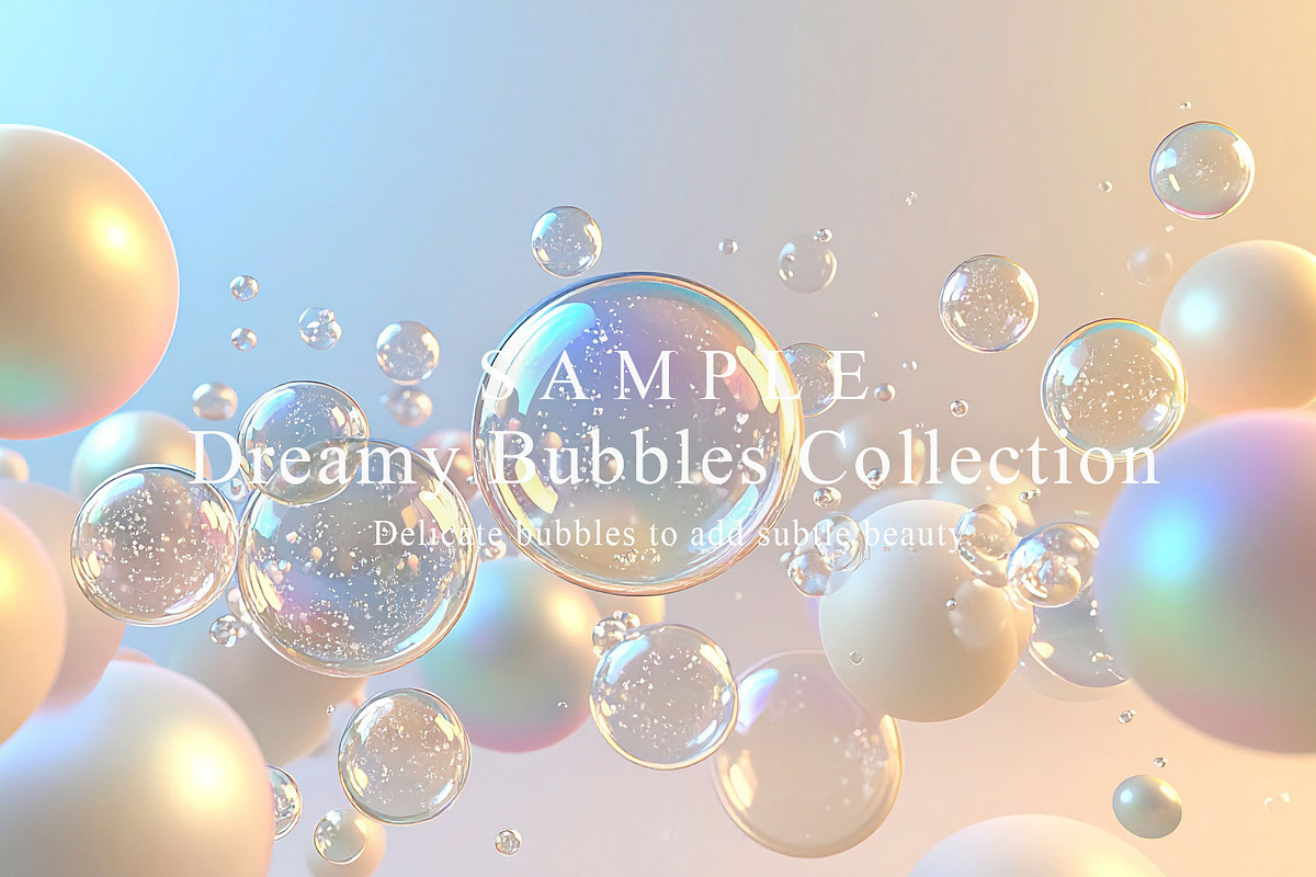 15 Dreamy Bubbles Collection, a Background Graphic by NOMO DESIGN (Photo 13 of 16)