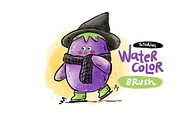 KATIKA Watercolor Brush, a Brushes & More by tika.ardianti (Thumbnail 4 of 10)