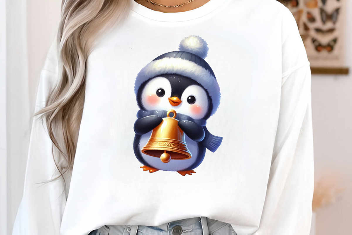 Christmas Penguin Winter Penguin PNG, an Illustration by SinaCreation (Photo 5 of 7)
