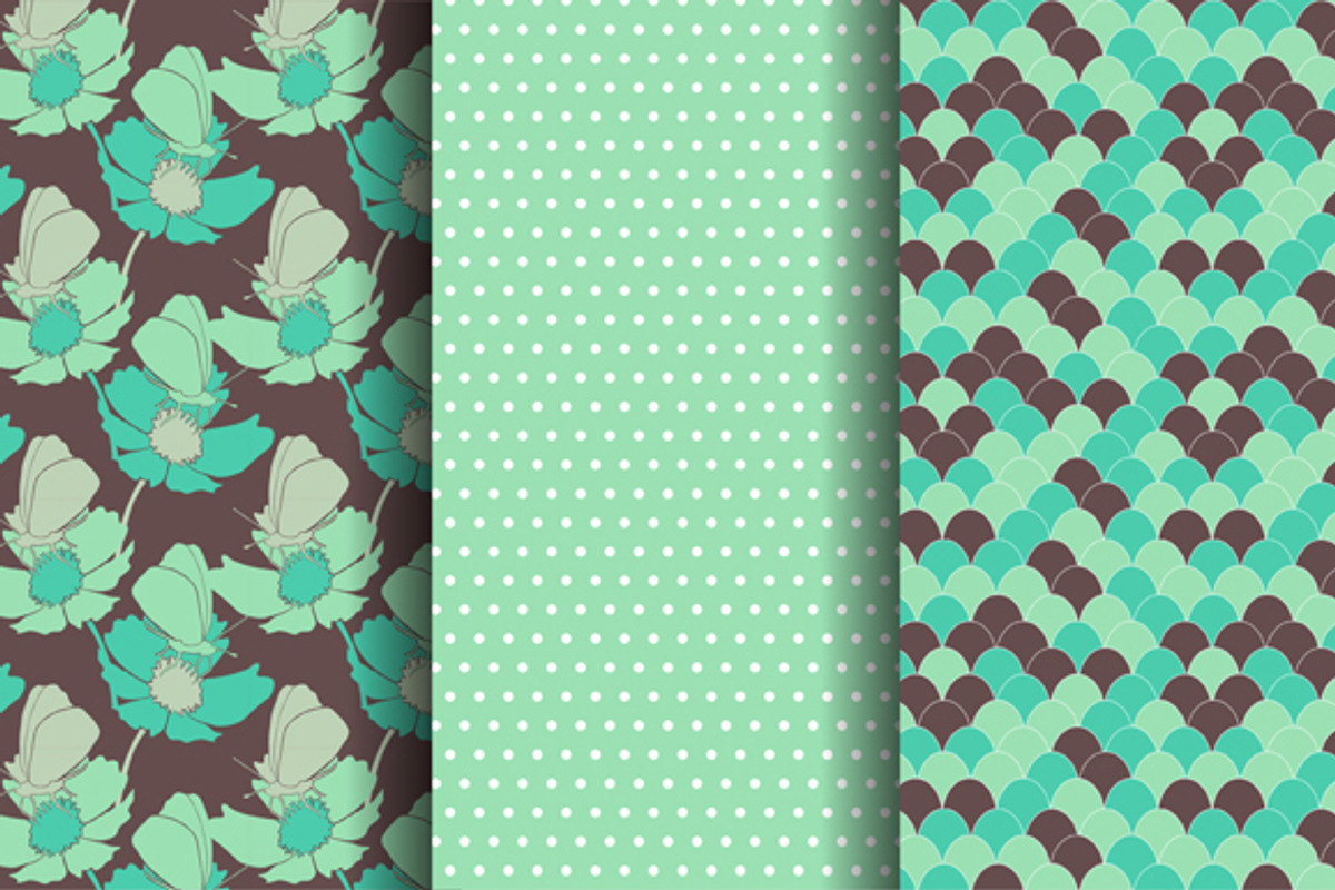 10 Floral Patterns preview 4