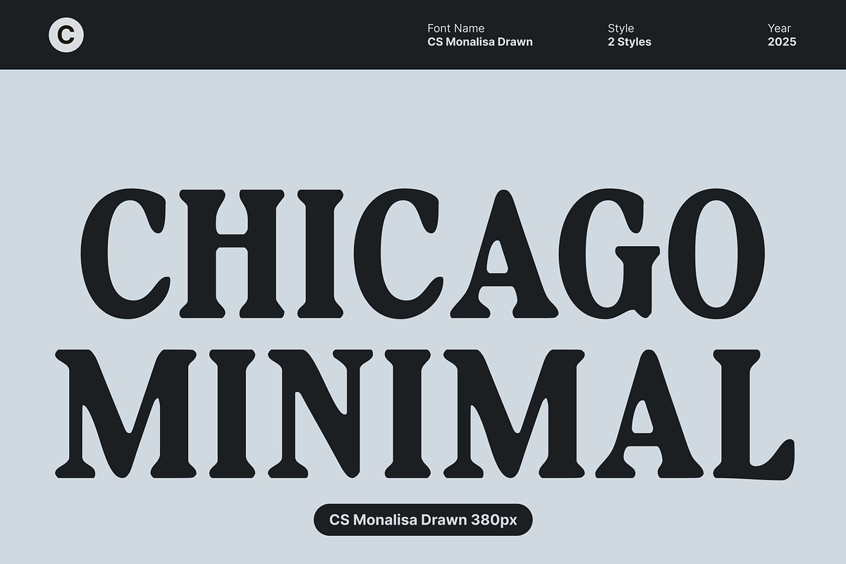 CS Monalisa Drawn, a Serif Font by Craft Supply Co. (Photo 2 of 8)