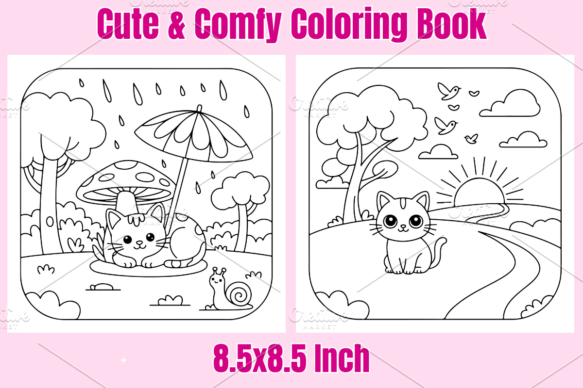 Meow Moments Cute & Cozy For Kids, a Decorative Illustration by Coco Bloom (Photo 3 of 3)