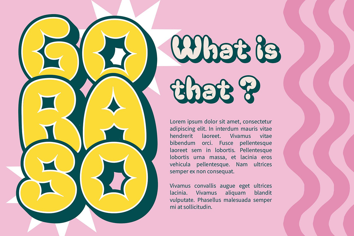 Chalen 3D, a Sans Serif Font by Craft Supply Co. (Photo 3 of 8)