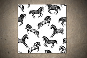 Horses Sumi-e Vol2, an Illustration by StabuLaRasa illustration (Thumbnail 8 of 9)