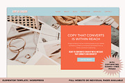 Cassidy Elementor Services Page, a WordPress Template by Jordanne Co. Websites (Thumbnail 1 of 5)