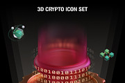 3D Crypto Icon Set, an Object Graphic by Illustrava (Thumbnail 7 of 7)