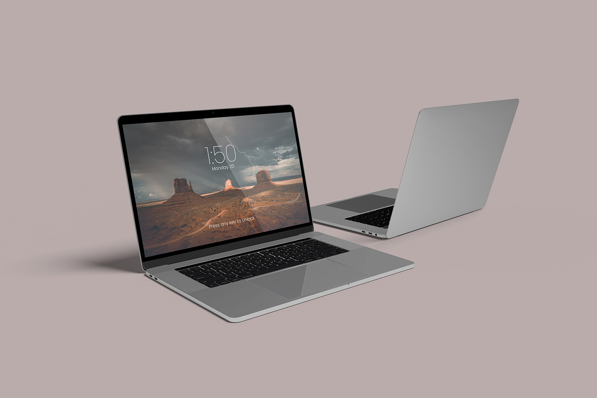MacBook Pro Display Mockup, an iPhone Mockup by bimockup (Photo 11 of 13)