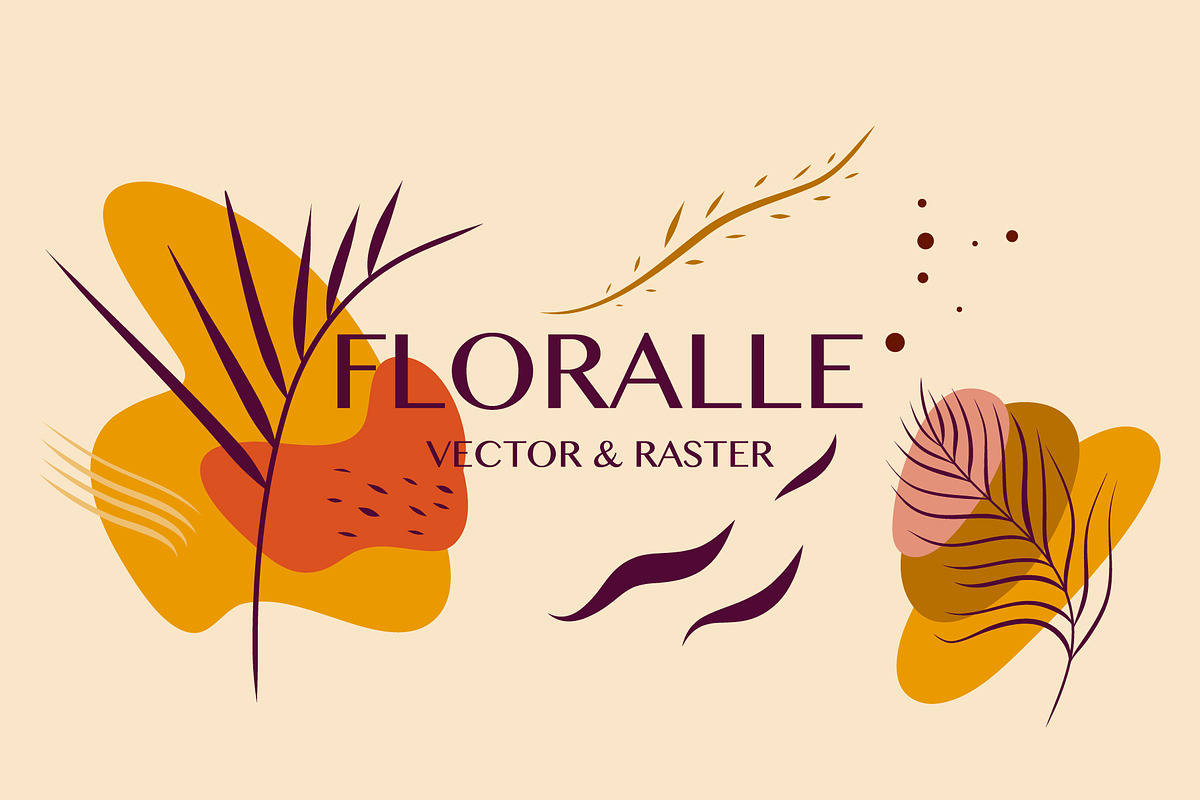 Floralle Mini Bundle, a Decorative Illustration by Annie Konst (Photo 1 of 10)