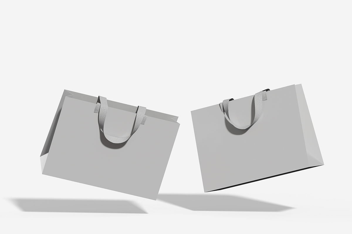 Paper Bag Mockup, a Packaging Mockup by Bartama Graphic (Photo 4 of 4)